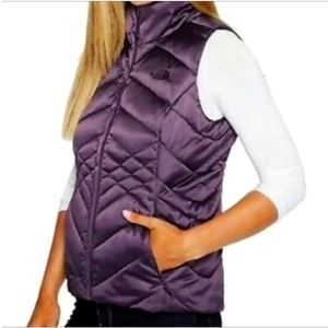 The North Face Puffy Purple Vest, women's M